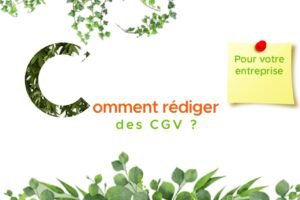 rédiger CGV