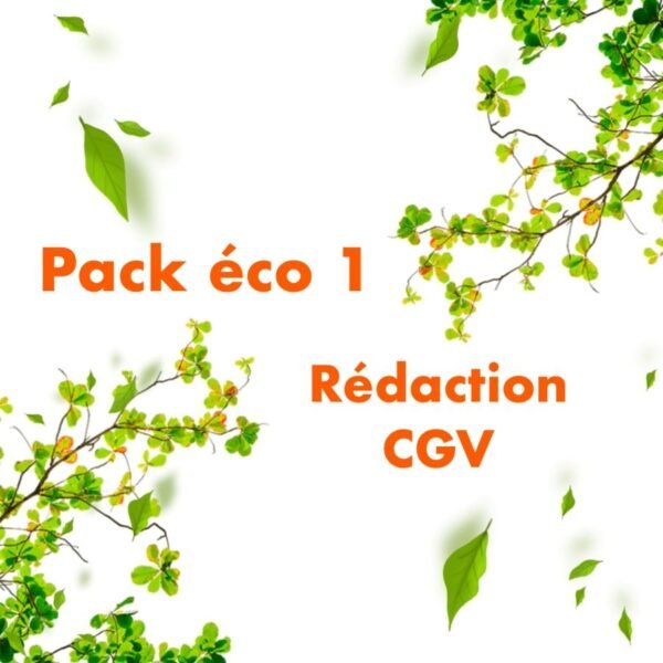 pack éco rédaction CGV