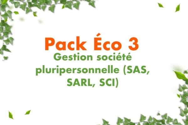 pack éco 3 gestion SAS, SARL, SCI