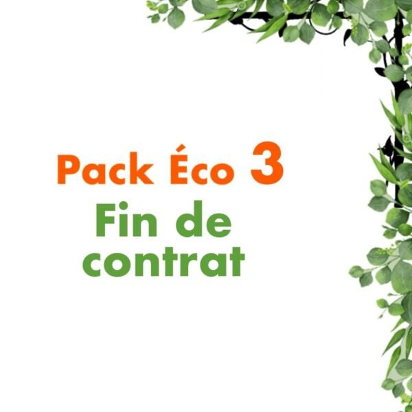 pack éco 3 rupture contrat