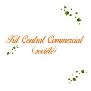 kit contrat commercial société