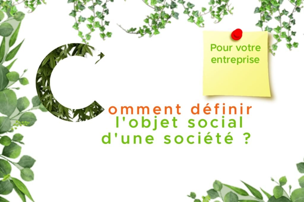 objet social d'une société