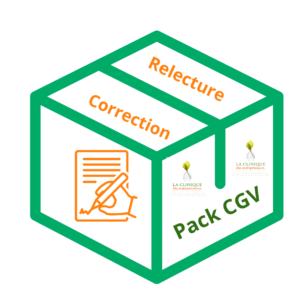 pack relecture et correction de cgv